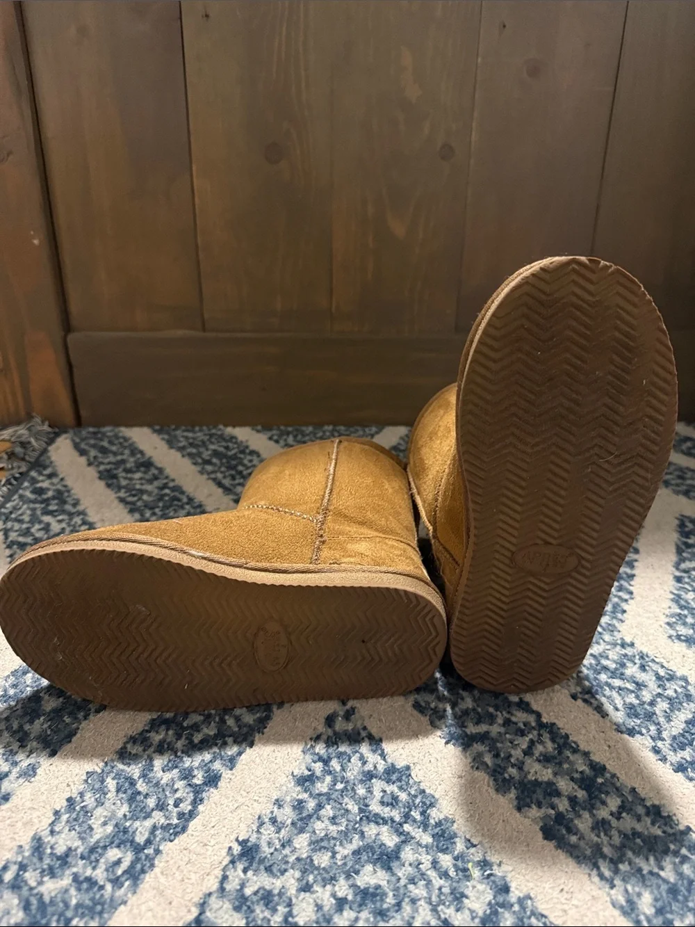 Chestnut Faux Shearling Winter Boots